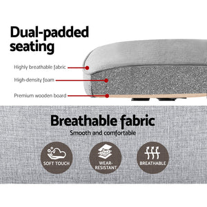 Comfortable Grey Fabric Office Chair