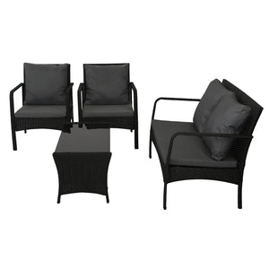 Outdoor Lounge, Table & Chairs Set