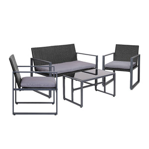 Patio Table And Chairs - 4PCS Family Set