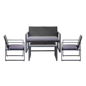Patio Table And Chairs - 4PCS Family Set