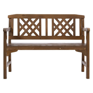 Wooden Garden Bench - 2 Seater