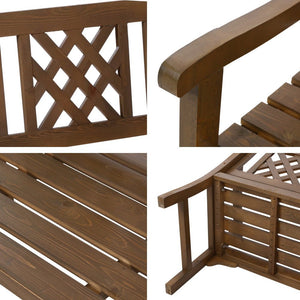 Wooden Garden Bench - 2 Seater