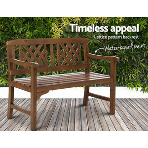 Wooden Garden Bench - 2 Seater