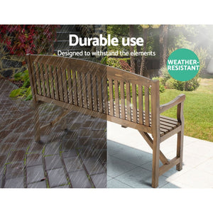 Wooden Garden Bench / Chair - 3 Seater