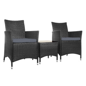 3pc Bistro Chair & Table Set
