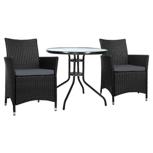 Patio Chair And Table Set - 2PCS