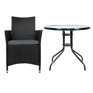 Patio Chair And Table Set - 2PCS