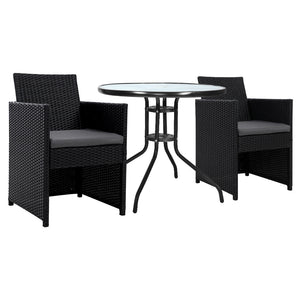 3PCS Patio Sofa Dining Set