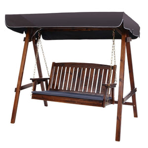 Wooden Swing Chair - 3 Seater