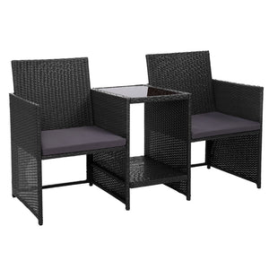 Outdoor Loveseat Patio Chair Set
