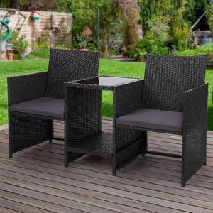 Outdoor Loveseat Patio Chair Set