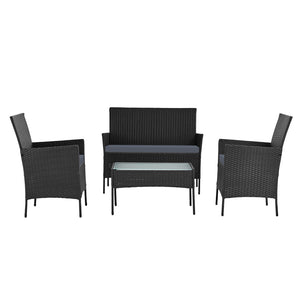 4-Piece Outdoor Coffee Sitting Set