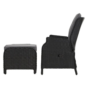 Resort Styled Recliner Chairs - Set of 2