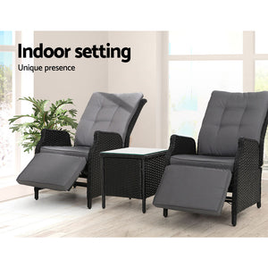 Recliner Chairs / Sun lounge Sofa - 2PCS