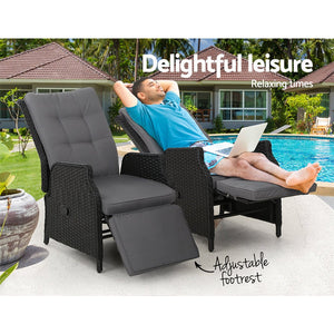 Recliner Chair Set For Patios