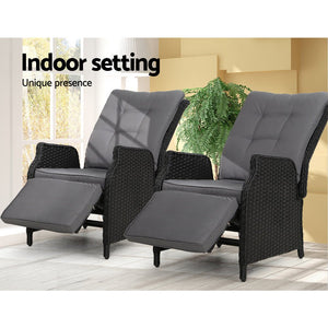 Recliner Chair Set For Patios