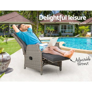 Outdoor Recliner Chair For Patio / Pool Area