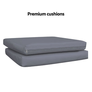 3-piece Outdoor Furniture Set - Black