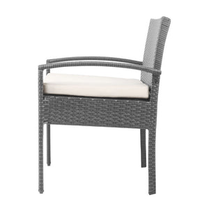 Grey 3-piece Outdoor Furniture Set