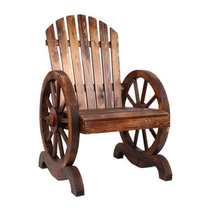 Wooden Wagon Chair For Patio