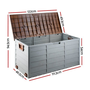 290L Outdoor Storage Box - Brown
