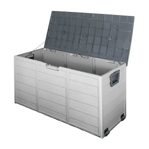 290L Grey Outdoor Storage Box