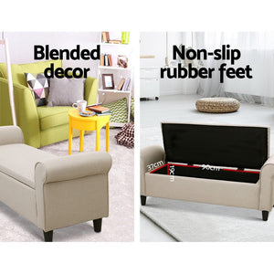 Storage Ottoman - Blanket / Linen Box