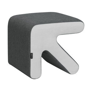 Artiss Grey Fabric Ottoman Footstool