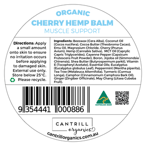 Organic Cherry And Hemp Muscle Support - 80g