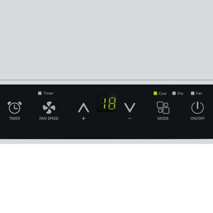 Devanti Portable Air Conditioner | 7000BTU Cooling, Mobile Fan Cooler, Dehumidifier