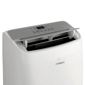 Devanti 12000BTU Portable Air Conditioner | Cooling, Mobile Fan Cooler, Remote, 3300W