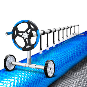 Aquabuddy Solar Pool Cover Roller | 400 Micron | 9.5x5M | Bubble Wheel