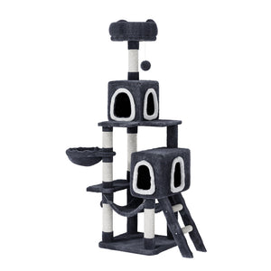 i.Pet 168cm Cat Tree Tower | Scratching Post House Condo with Hanging Toy Bed