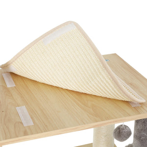 i.Pet Cat Tree Tower Scratching Post | Wood Bed Condo Toys House | 152cm