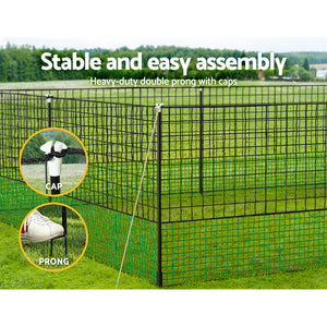 i.Pet Poultry Chicken Fence Netting Electric Wire (25Mx125CM)