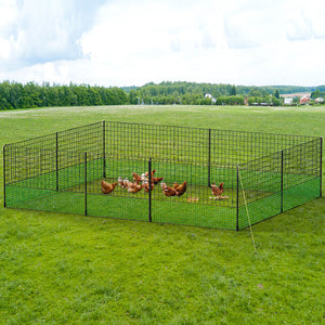 i.Pet Poultry Chicken Fence Netting Electric Wire (25Mx125CM)