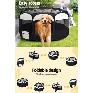 i.Pet Dog Playpen Enclosure Crate - 8 Panel Play Pen Tent Bag | Extra Extra Extra Large
