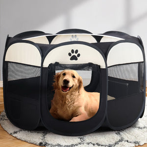 i.Pet Dog Playpen Enclosure Crate - 8 Panel Play Pen Tent Bag | Extra Extra Extra Large