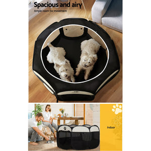 i.Pet Dog Playpen Enclosure Crate - 8 Panel Play Pen Tent Bag | Extra Large