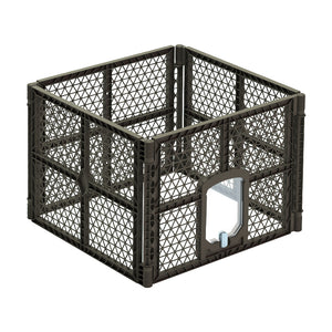 i.Pet Pet Dog Playpen Enclosure - 4 Panel Foldable Puppy Cage | Plastic Play Pen