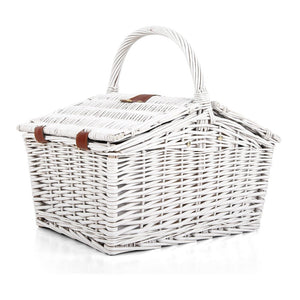 Alfresco 2 Person Picnic Basket Vintage Baskets Outdoor Insulated Blanket