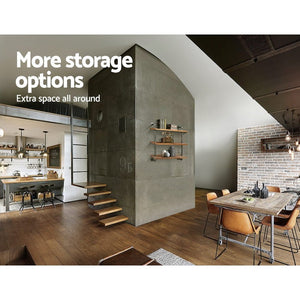 Industrial DIY Pipe Display Wall Shelf