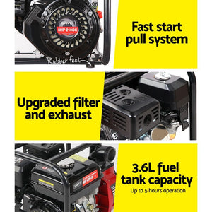 Giantz 2inch High Flow Petrol Water Pump - 30,000 L/h