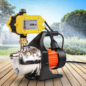 Giantz 1500W High Pressure Garden Water Pump with Auto Controller - 72L/min - 52m Head