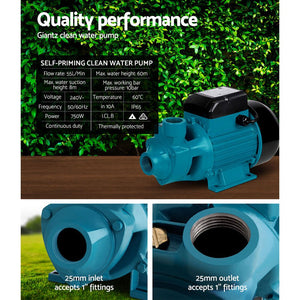 3300L/H Peripheral Water Pump - Giantz QB80