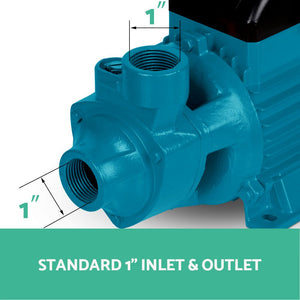 Giantz Auto Peripheral Water Pump QB80 - 750W - 3300L/H - 60m Head