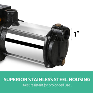 Giantz 2000W High Pressure Garden Water Pump - 7200L/H