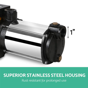 Giantz High Pressure Water Pump - Multi Stage - 9,000L/H