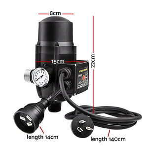 Adjustable Automatic Electronic Water Pump Controller - Black