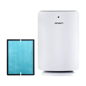 Devanti Air Purifier | Carbon HEPA Filter | Odour Cleaner | Home Office